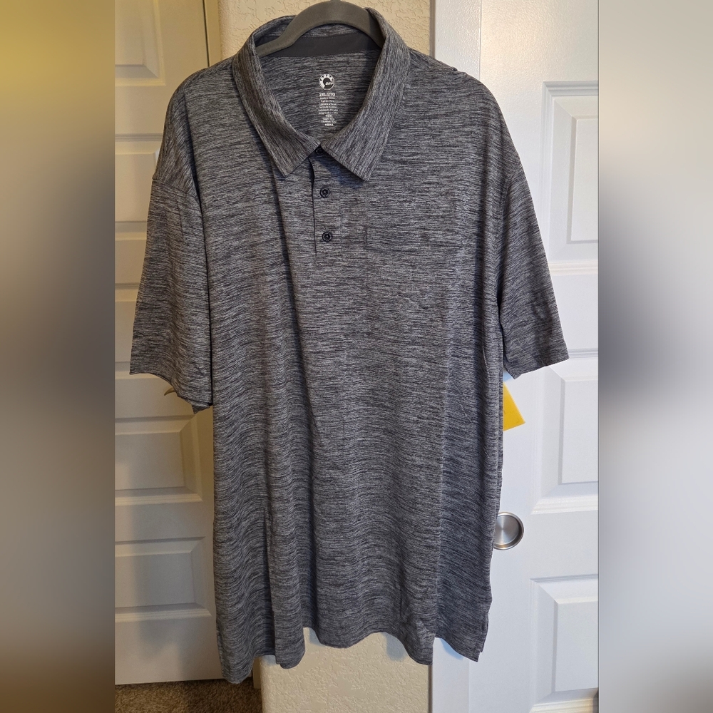 Ski-Doo MENS 2XLT Charcoal Polo Shirt